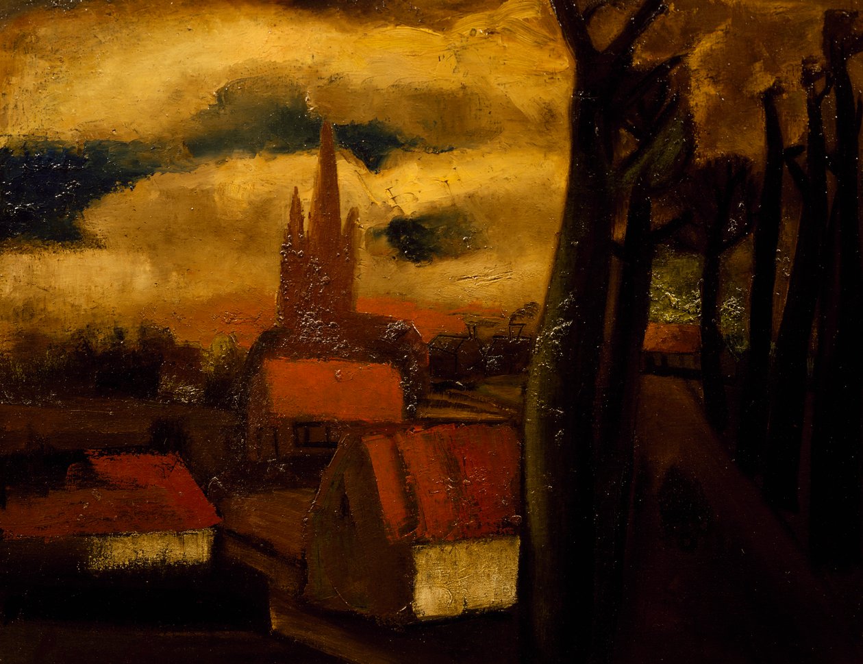 Die roten Dächer von Constant Permeke