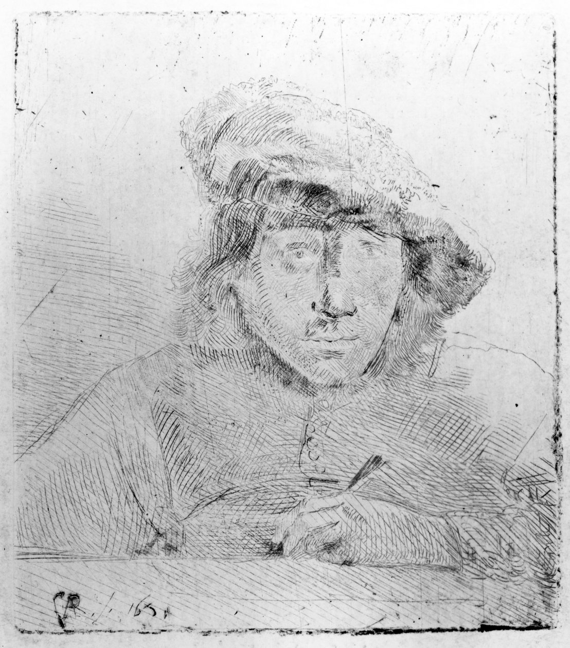Selbstporträt, 1651 von Constantin Daniel van Renesse