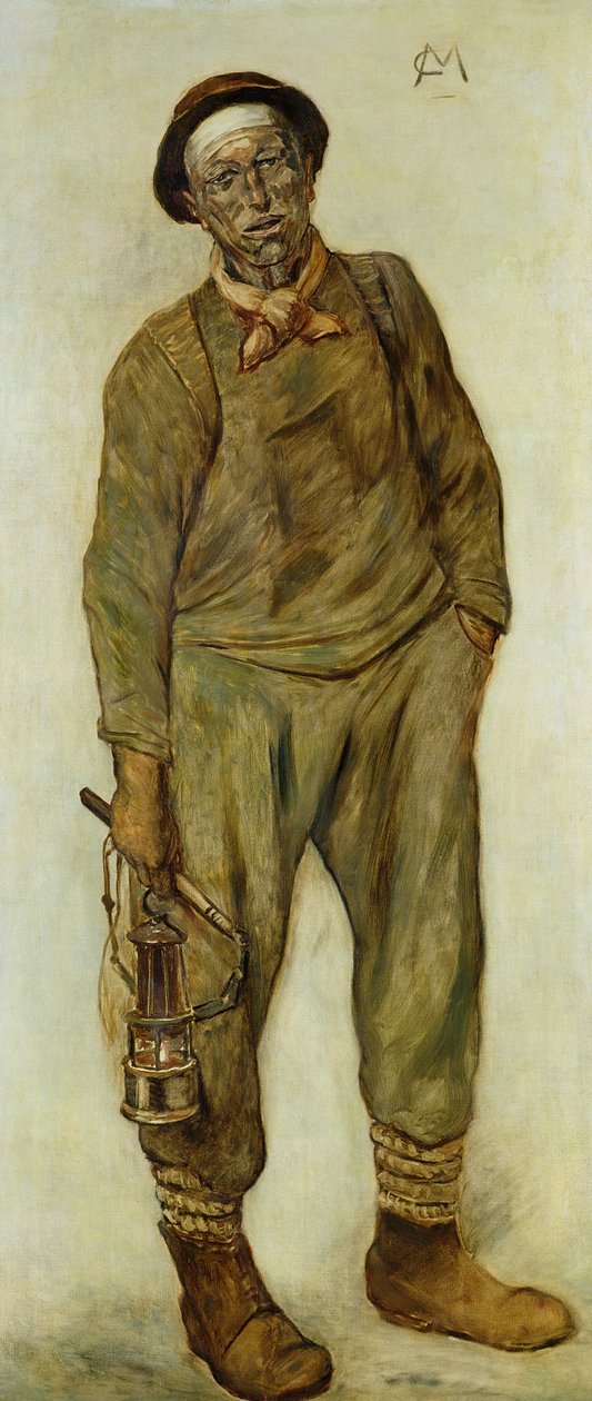Ein Bergmann von Constantin Emile Meunier