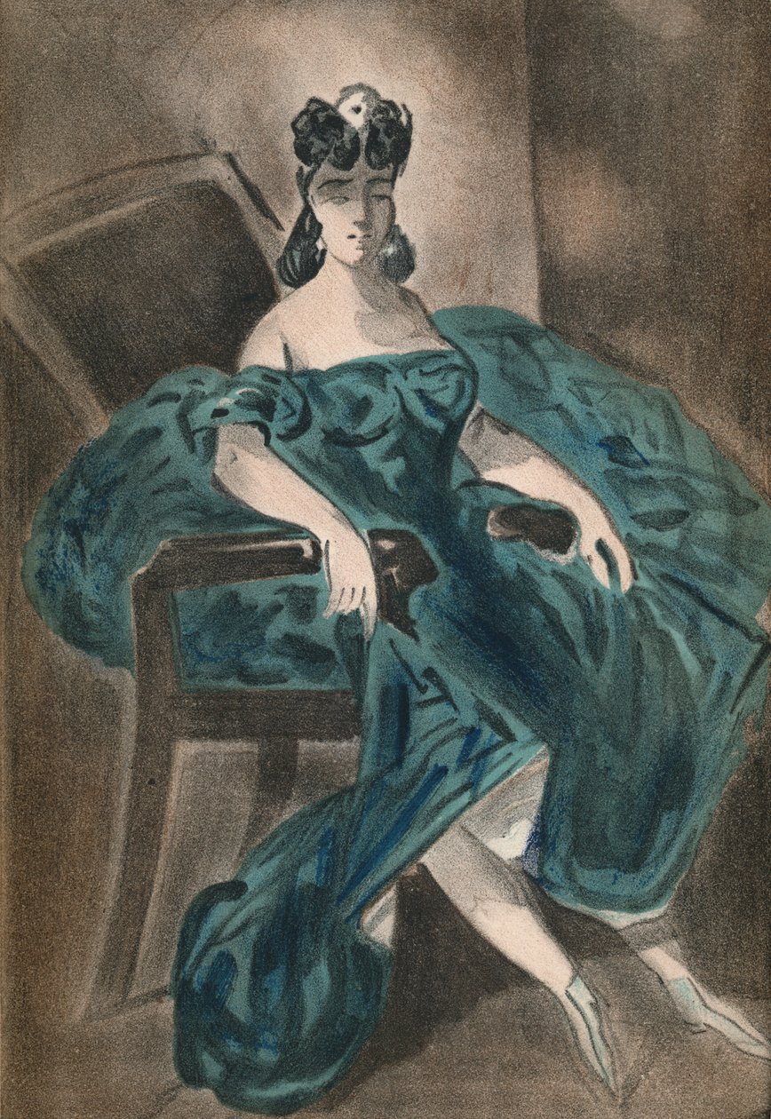 Porträt II, 1865, 1939 von Constantin Guys