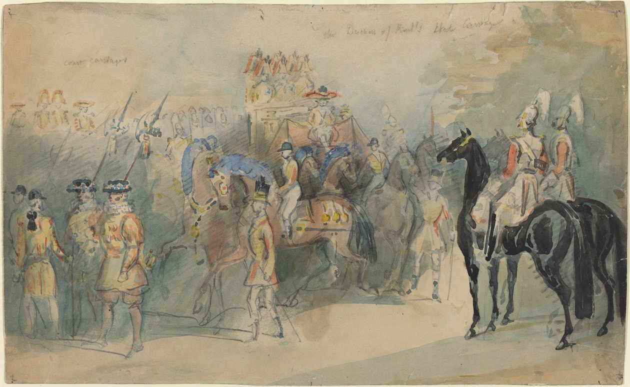 Staatskutsche der Herzogin von Kent von Constantin Guys