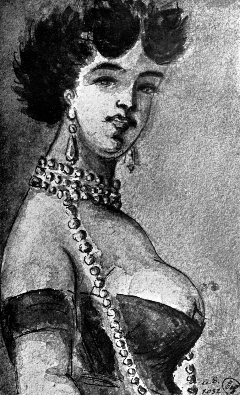 Frau, 19. Jahrhundert, 1930 von Constantin Guys