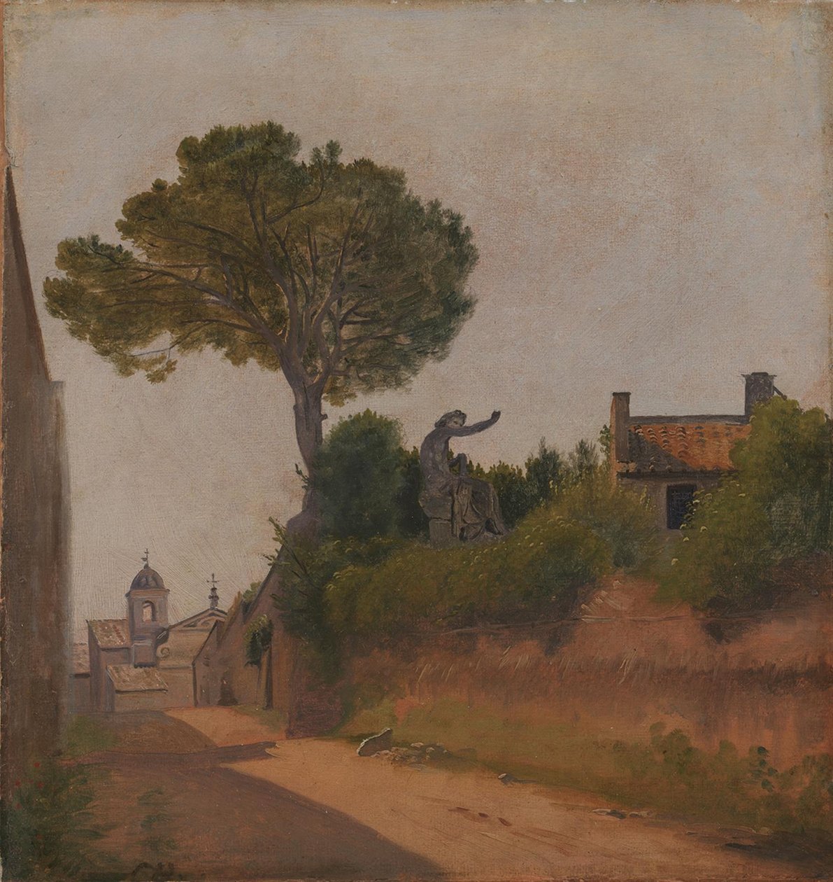 Eine Straße in Rom. Vicolo Sterrato von Constantin Hansen