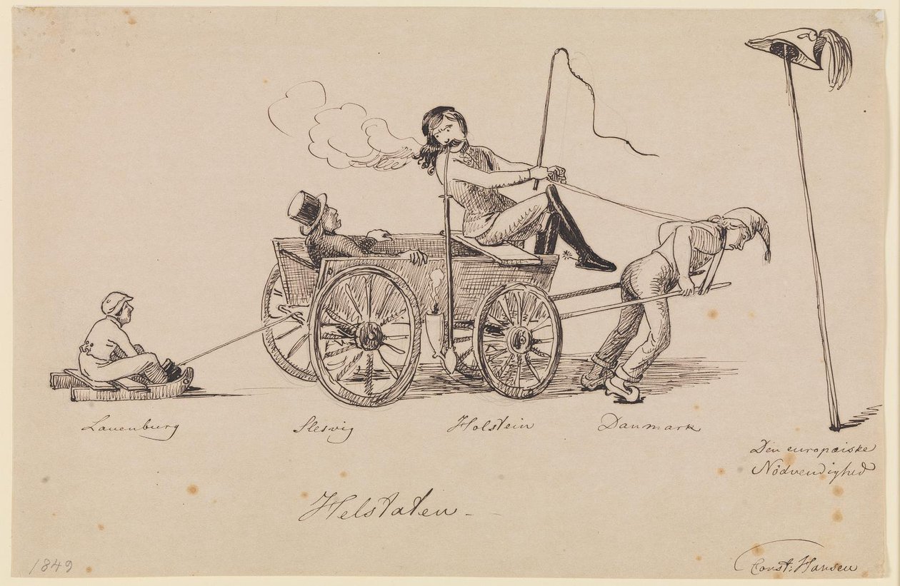 Der Gesamtstaat. Politisches satirisches Blatt von Constantin Hansen