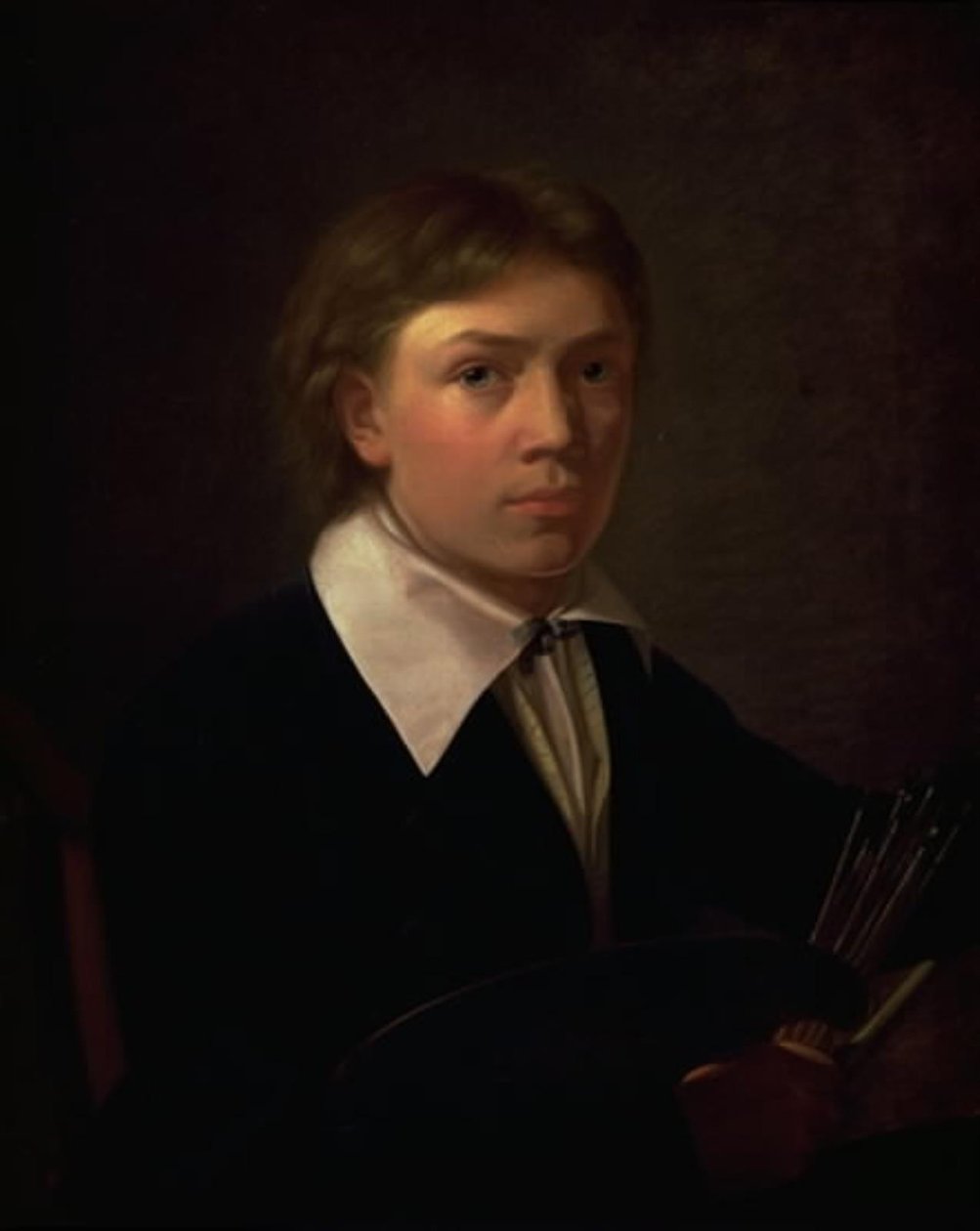 Selbstporträt von Constantin Hansen