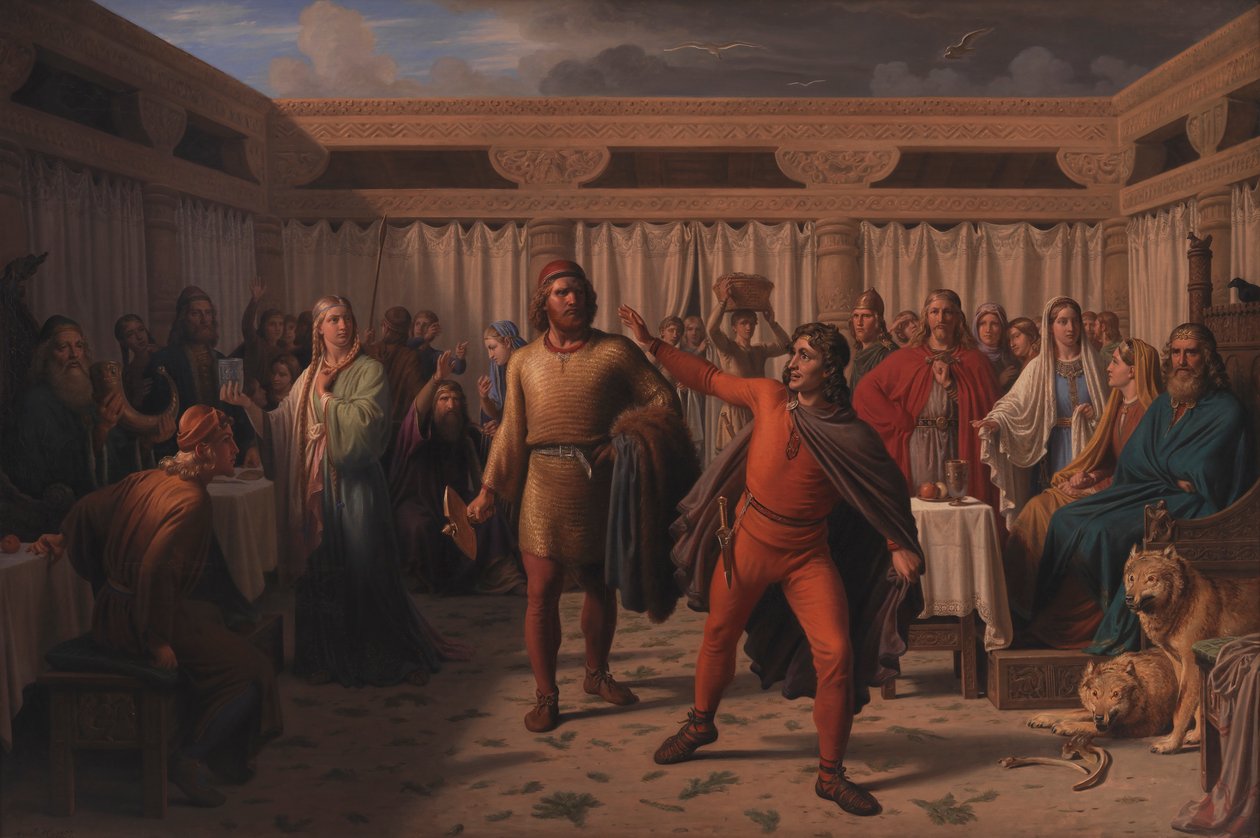 Ægirs Fest, 1857 von Constantin Hansen