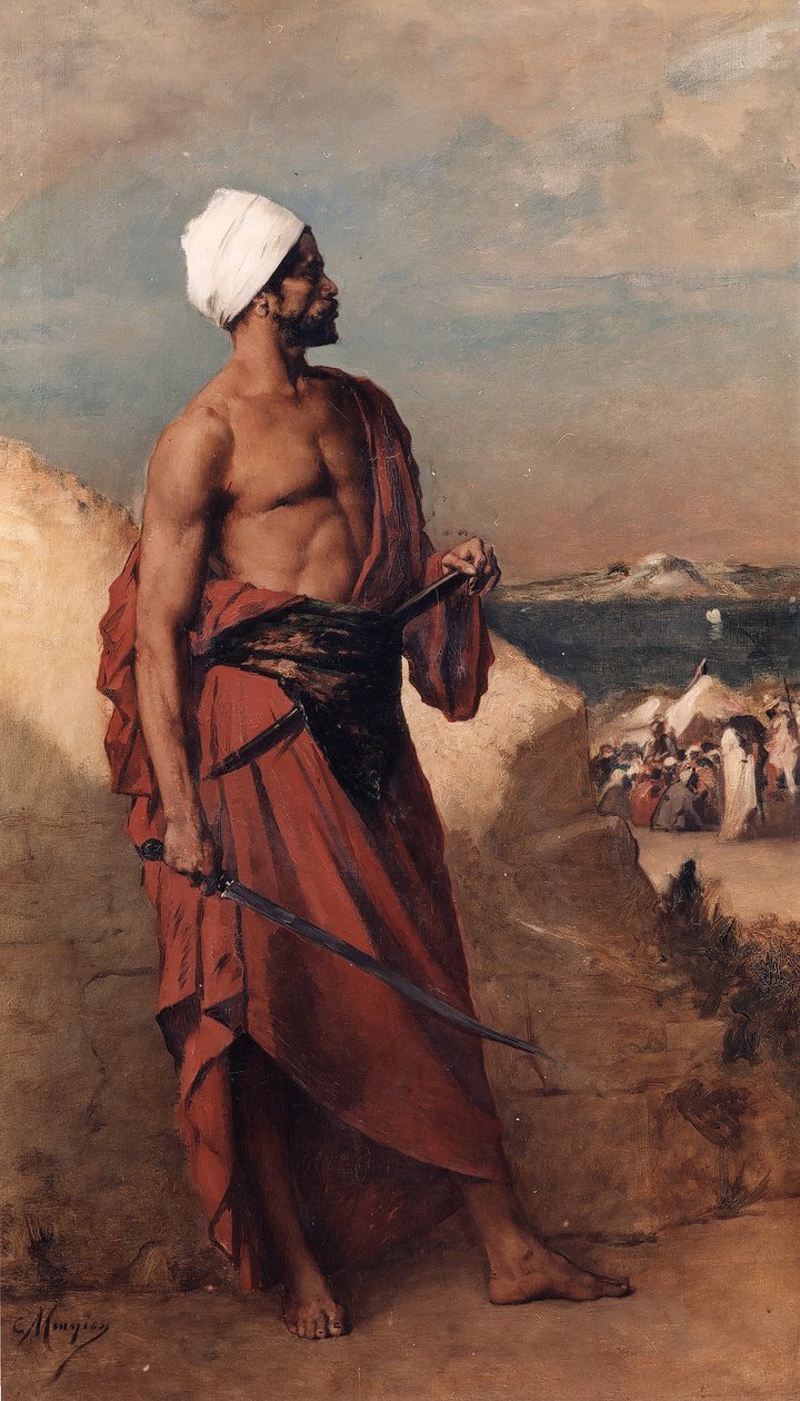 Arabischer Wachposten von Constantin Meunier