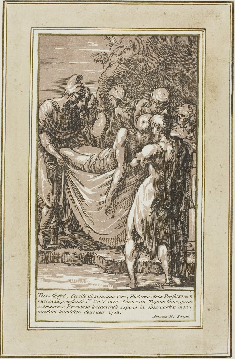 Die Grablegung von Conte Antonio Maria Zanetti the Elder