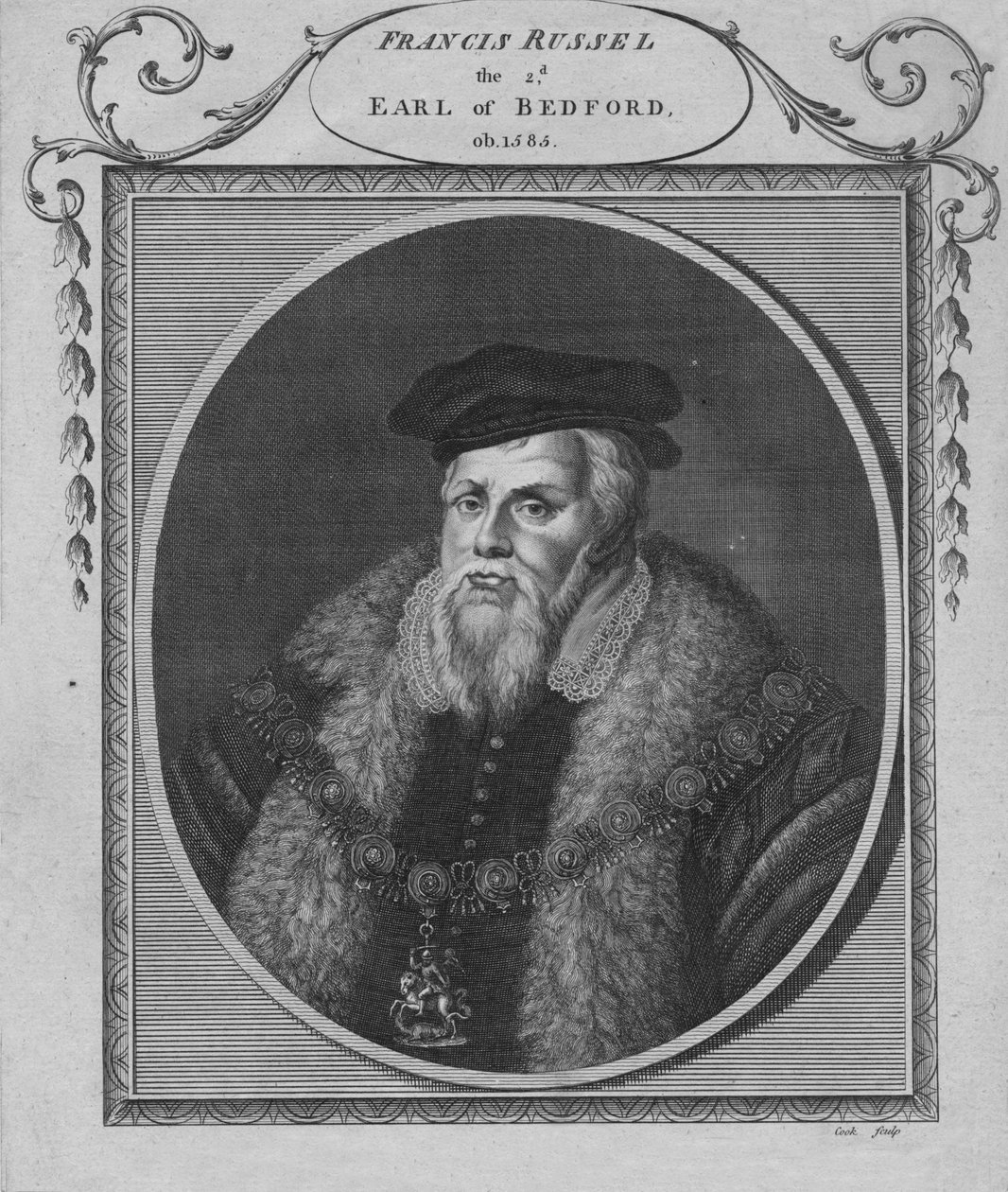 Francis Russel, der Earl of Bedford, 1900 von Cook