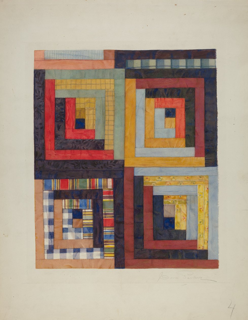 Patchwork-Quilt von Cora Parker