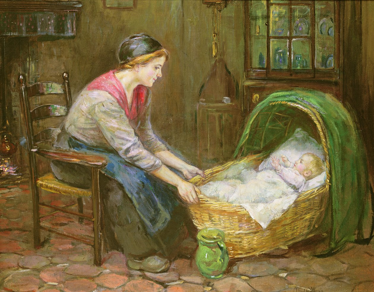 Mutter und Kind von Cornelis C. Zwaan