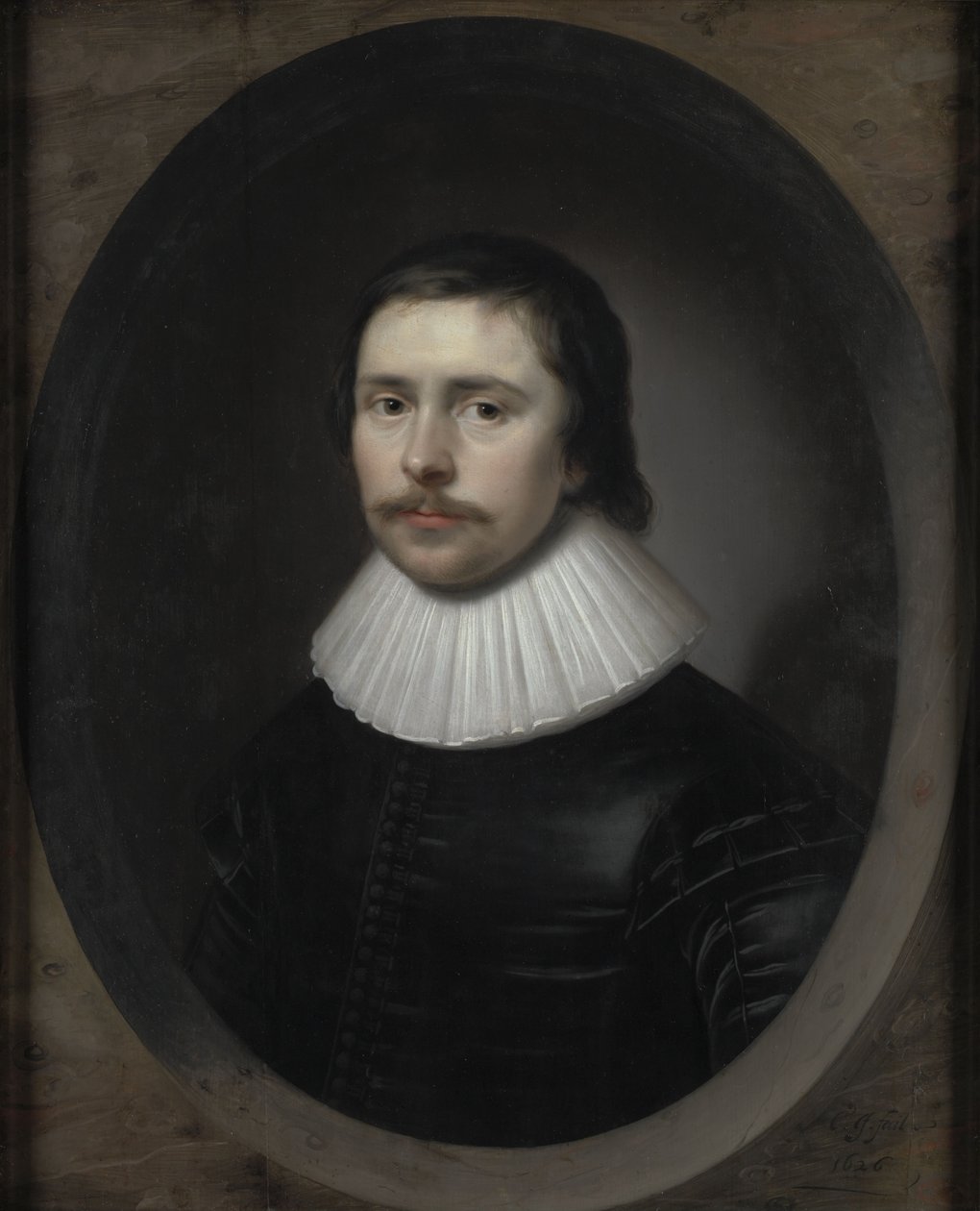 Porträt von Edward Hyde von Cornelis Janssens van Ceulen