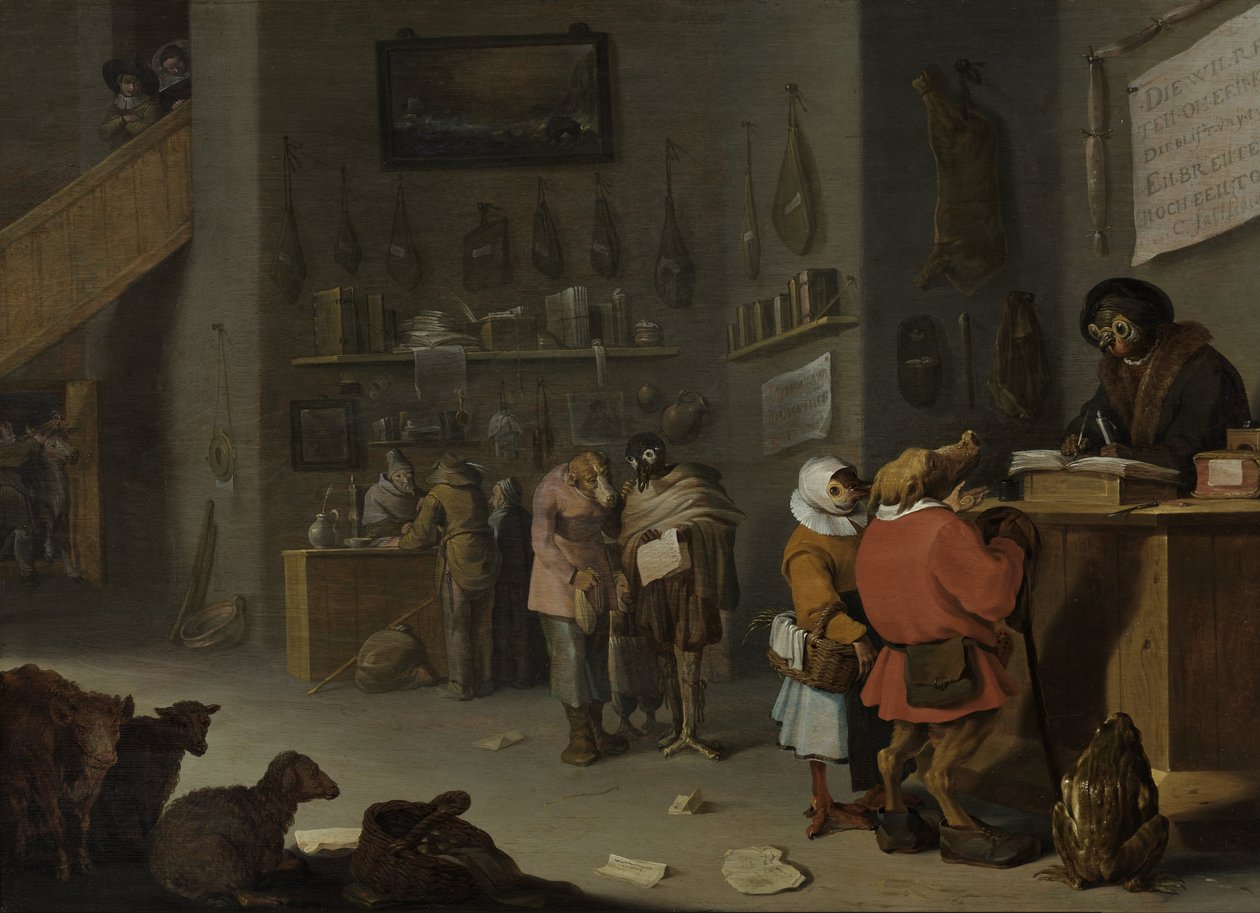 Wer klagt eine Kuh an von Cornelis Saftleven