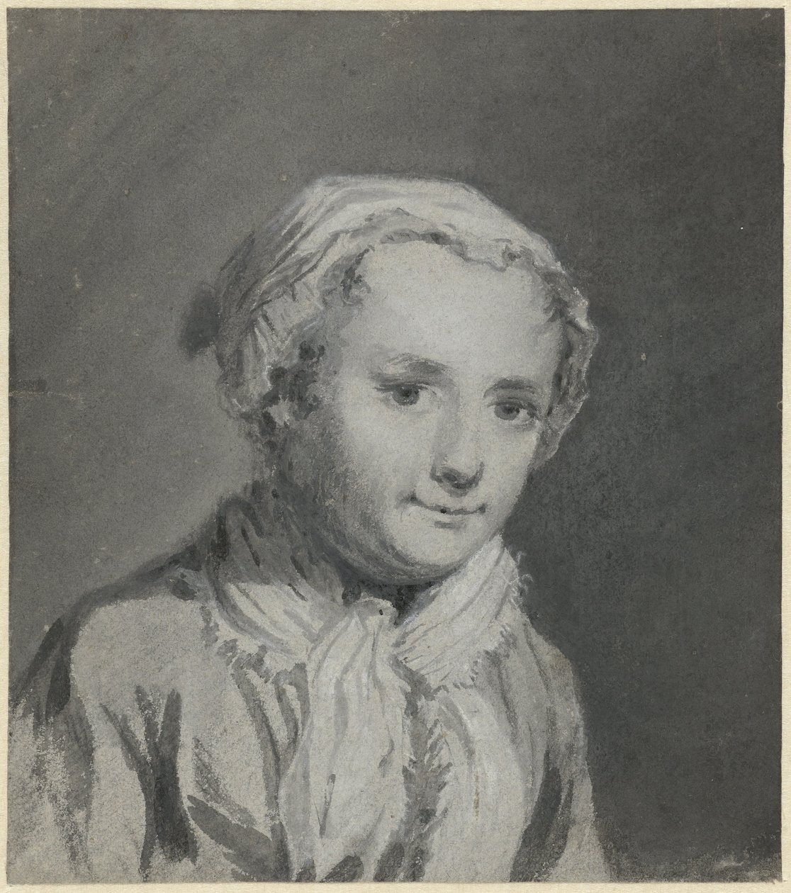 Porträt von Sara Troost von Cornelis Troost