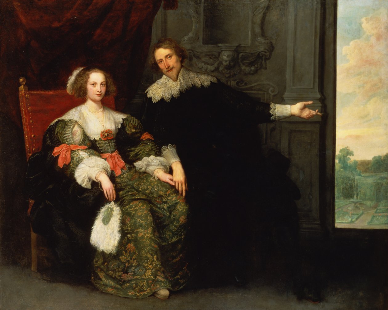 Porträt eines Mannes und seiner Frau von Cornelis de Vos
