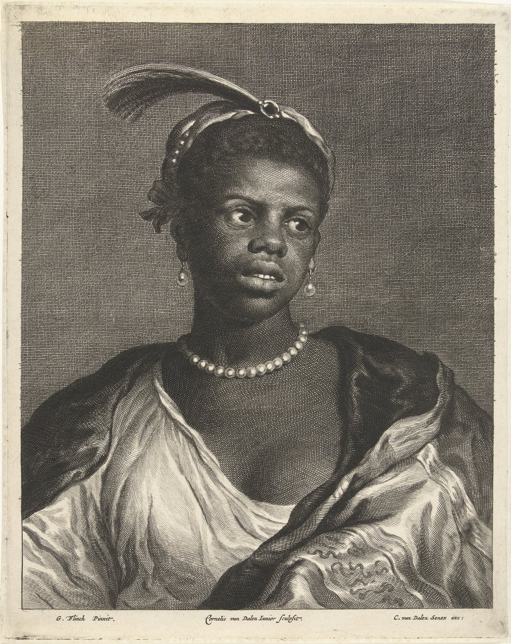 Schwarzes Mädchen von Cornelis van Dalen II