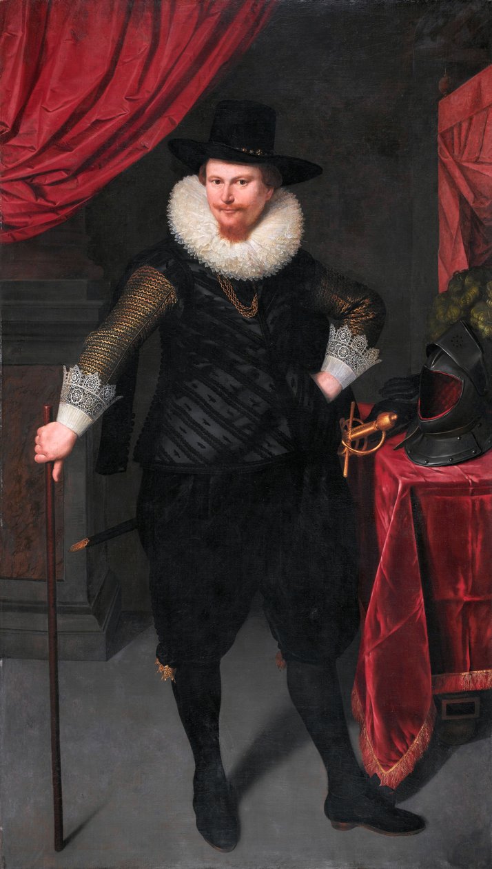 Porträt von Laurens Reael (1583-1637) von Cornelis van der Voort