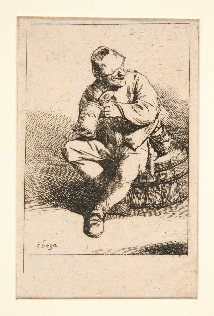 Der Trinker von Cornelis Pietersz Bega