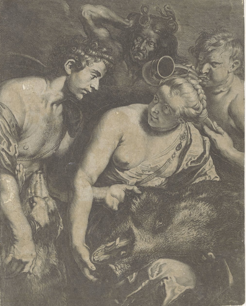 Meleager und Atalanta von Cornelis Bloemaert (II)