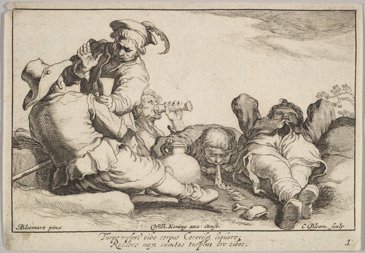 Freuden der Beschäftigung von Cornelis Bloemaert