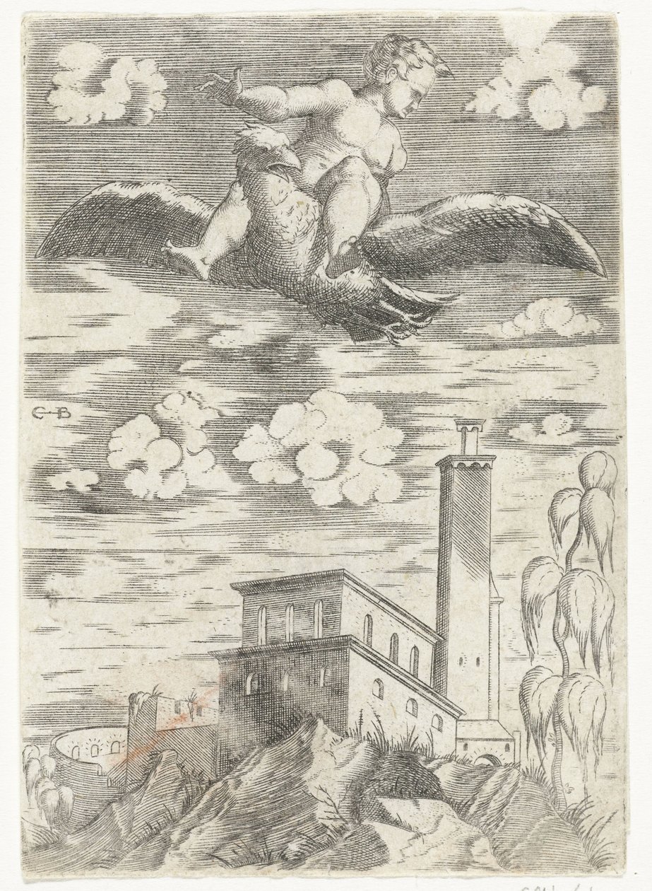 Raub des Ganymed von Cornelis Bos