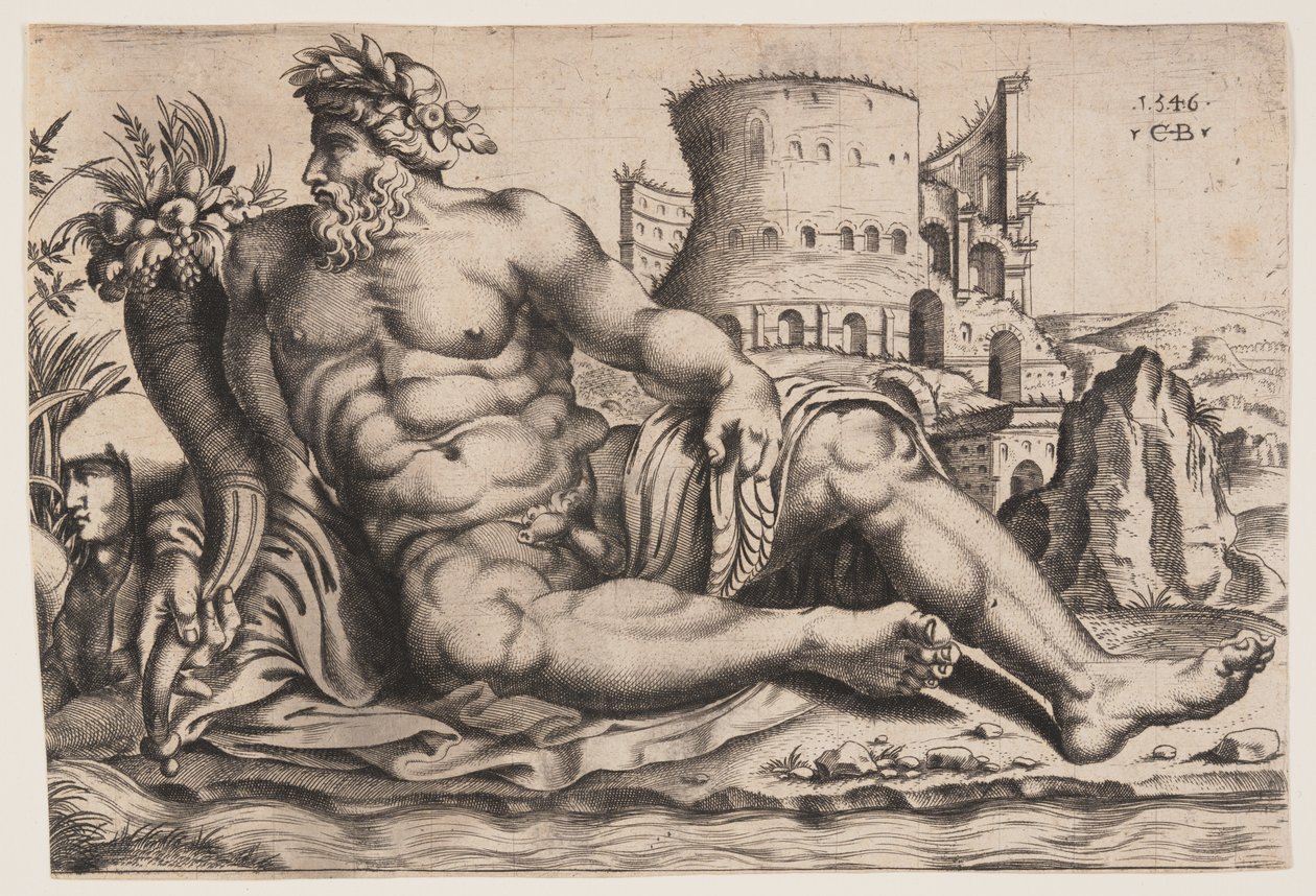 Der Fluss Nil von Cornelis Bos