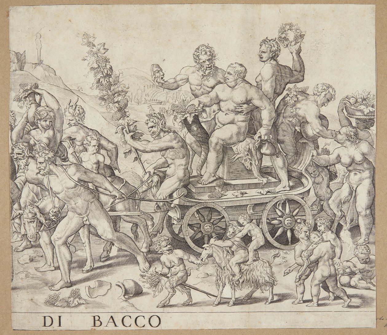 Der Triumph des Bacchus von Cornelis Bos