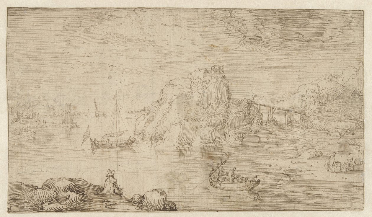 Flussansicht von Cornelis Claesz van Wieringen (attributed to)