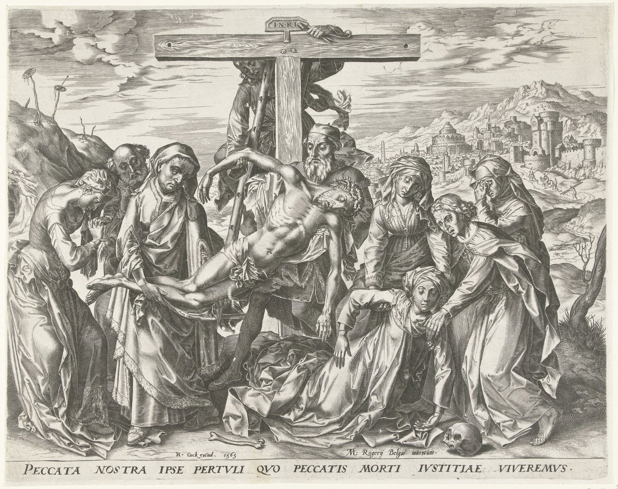 Kreuzabnahme von Cornelis Cort