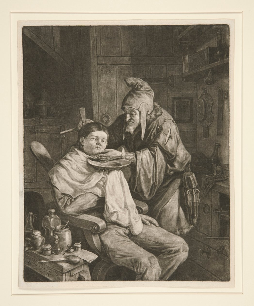 Der Dorfarzt von Cornelis Dusart