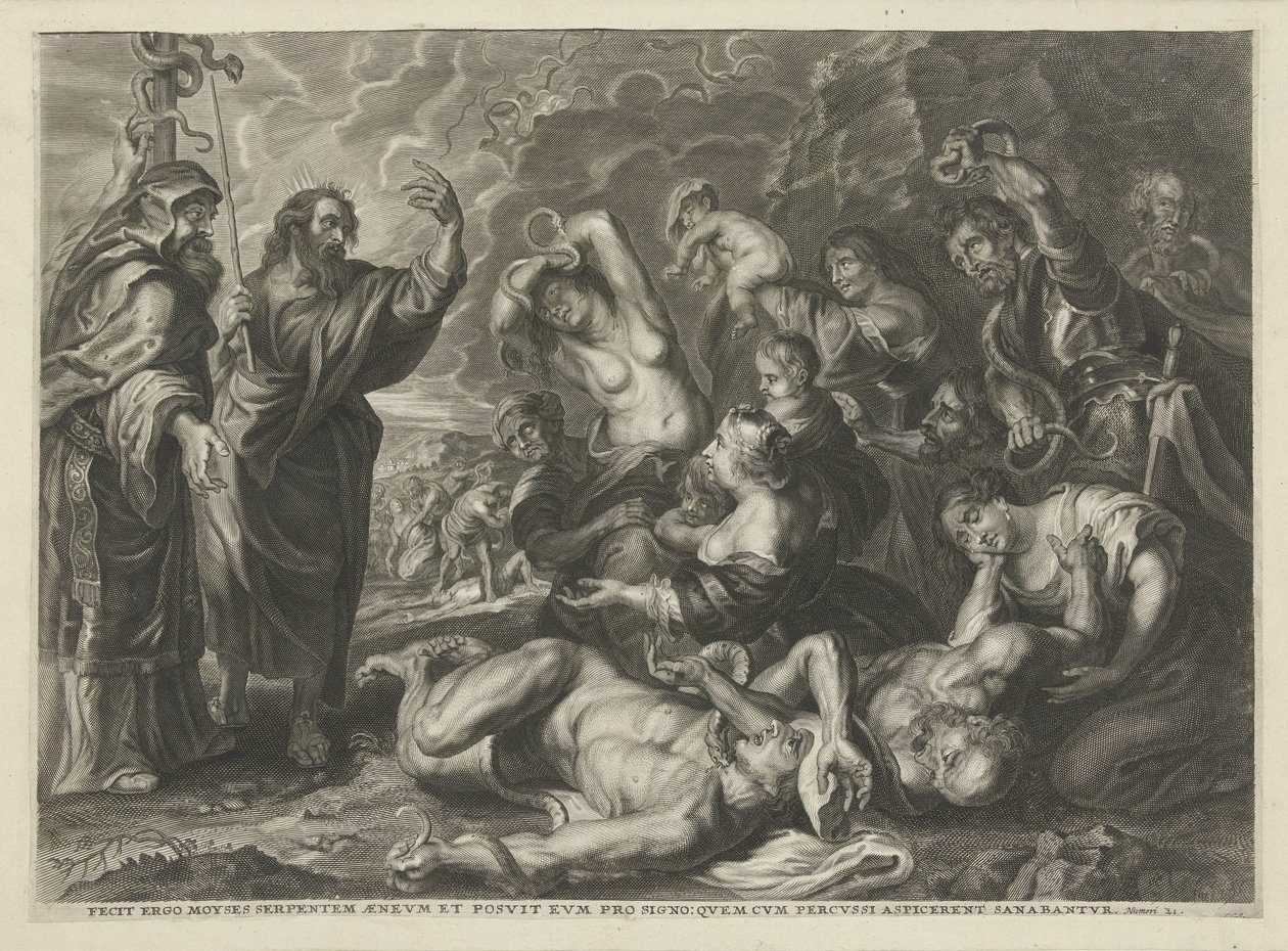 Die eherne Schlange von Cornelis Galle (I)