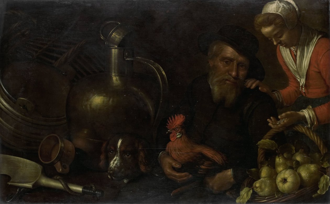 Der Geflügelverkäufer von Cornelis Jacobsz. Delff