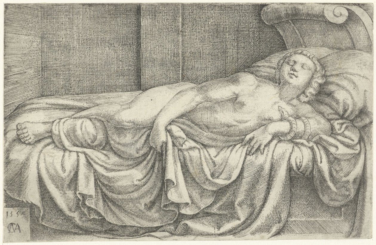 Tod der Kleopatra von Cornelis Massijs