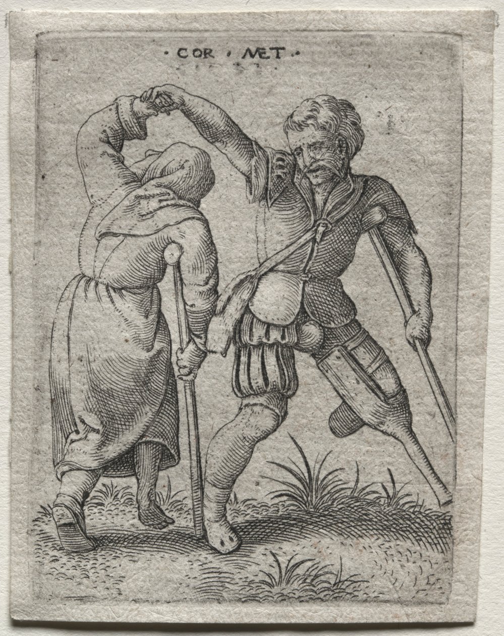 Tanzende Krüppel von Cornelis Massys
