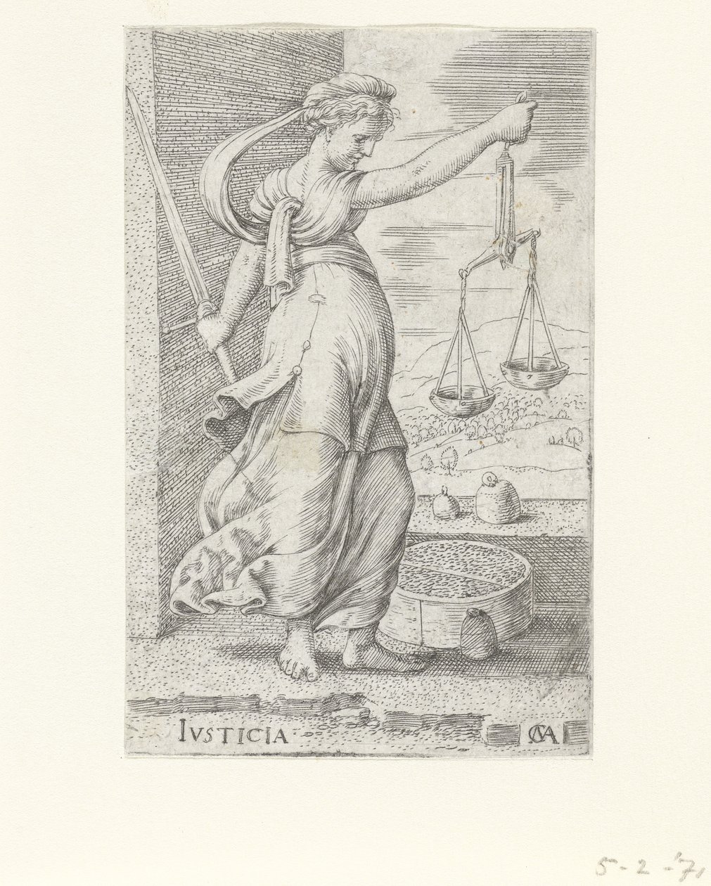 Justitia von Cornelis Massys