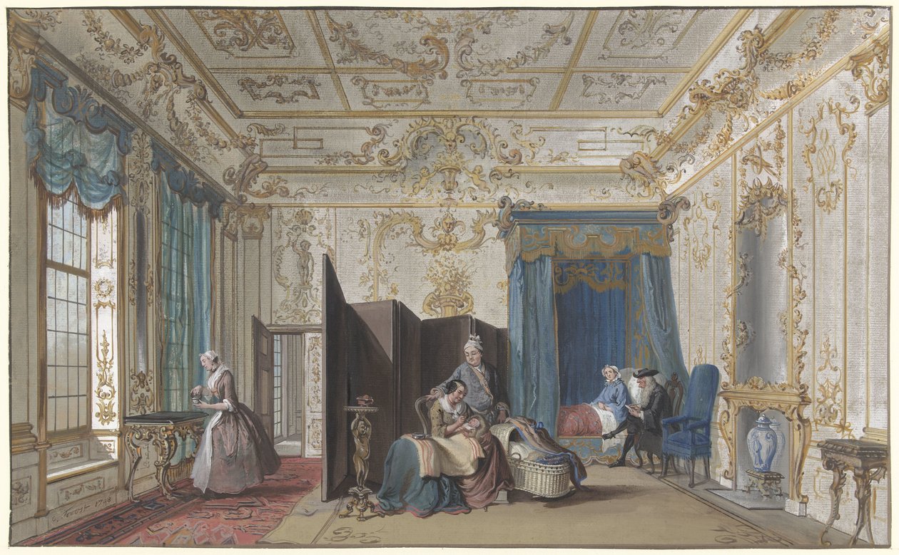 Kreißsaal von Cornelis Troost