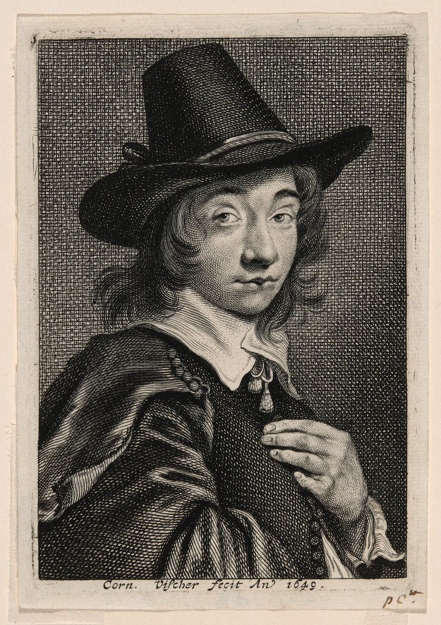 Selbstporträt von Cornelis Visscher