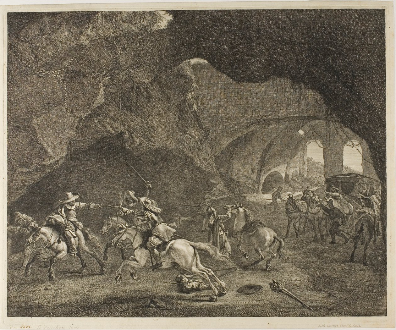 Der Pistolenschuss von Cornelis Visscher