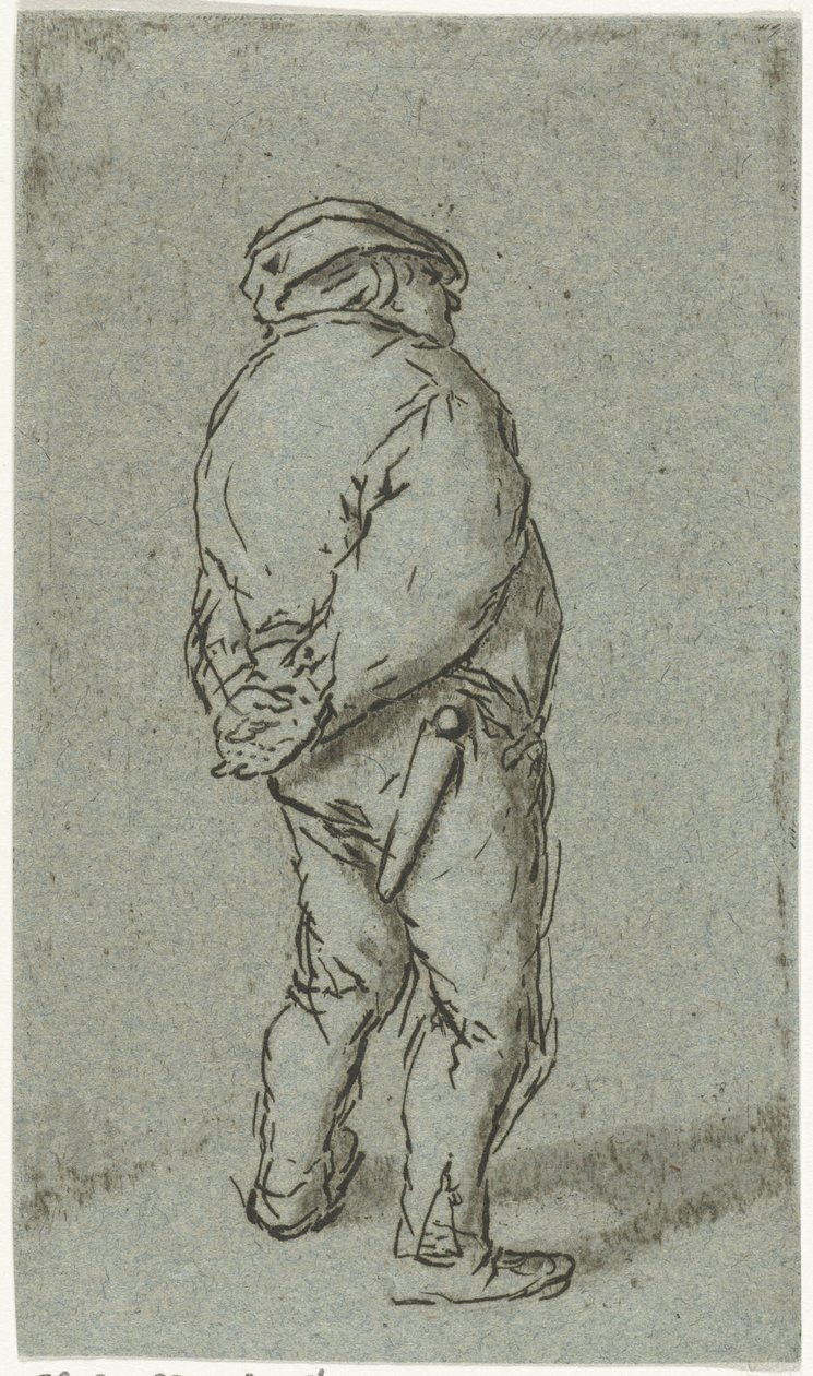 Stehender Mann von Cornelis van Noorde