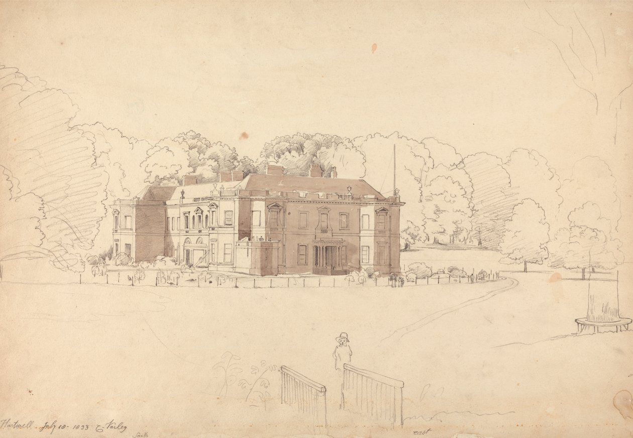 Hartwell, Buckinghamshire von Cornelius Varley