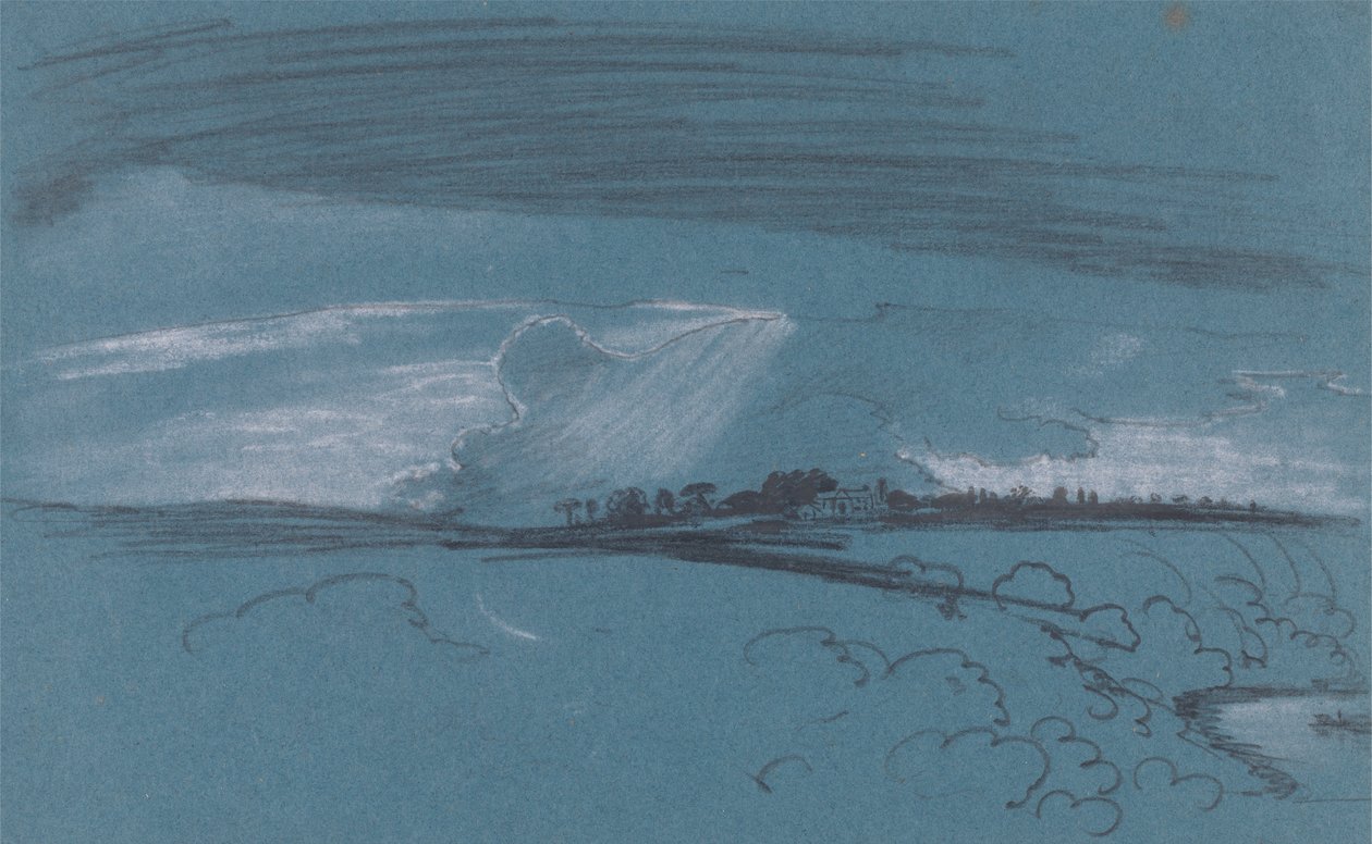 Landschaftskomposition von Cornelius Varley