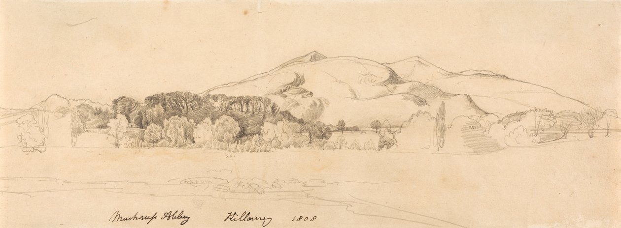 Muckross-Abtei, Killarney von Cornelius Varley