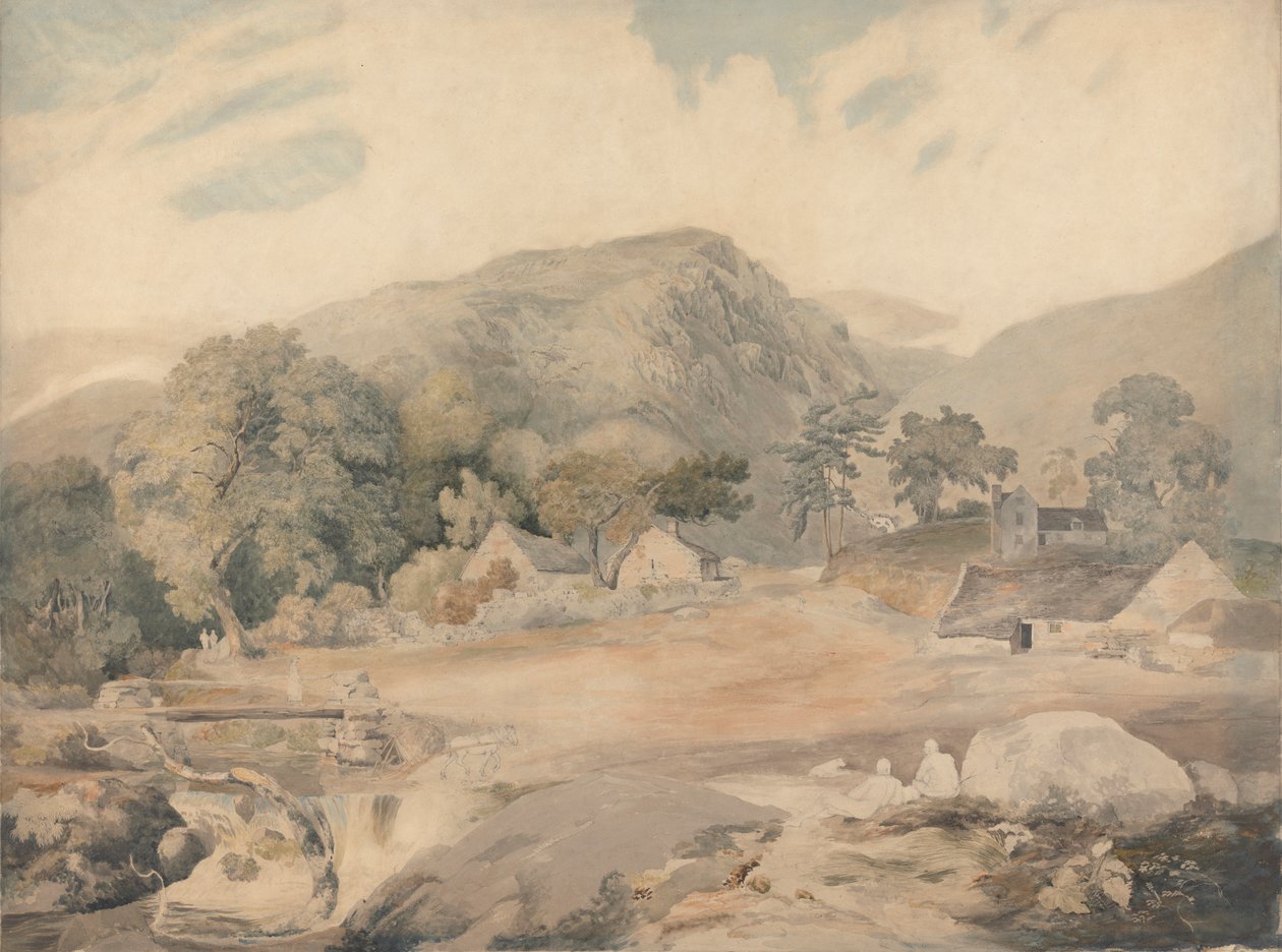 Blick in der Nähe von Tal-y-Llyn von Cornelius Varley
