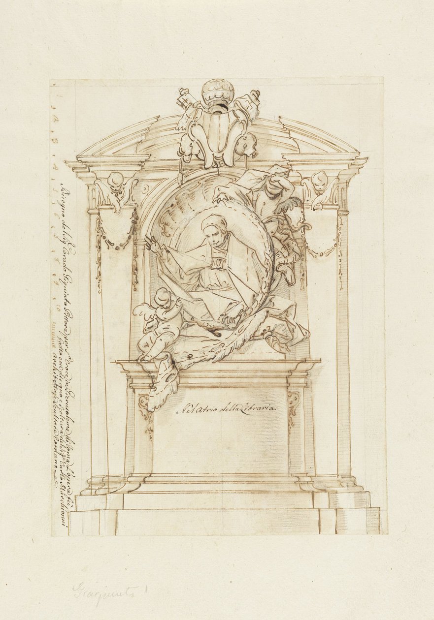 Entwurf für ein Denkmal von Corrado Giaquinto
