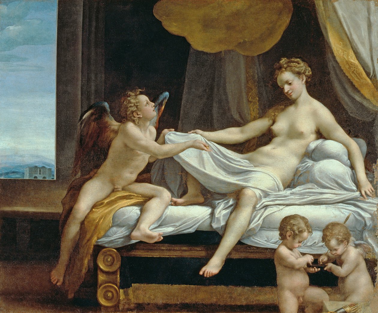 Danae von Antonio da Correggio