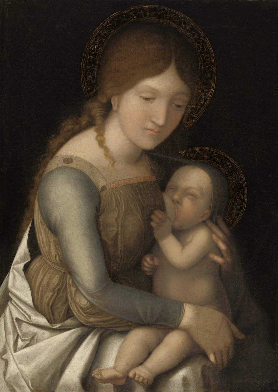Madonna mit Kind, ca. 1505-1510 von Correggio