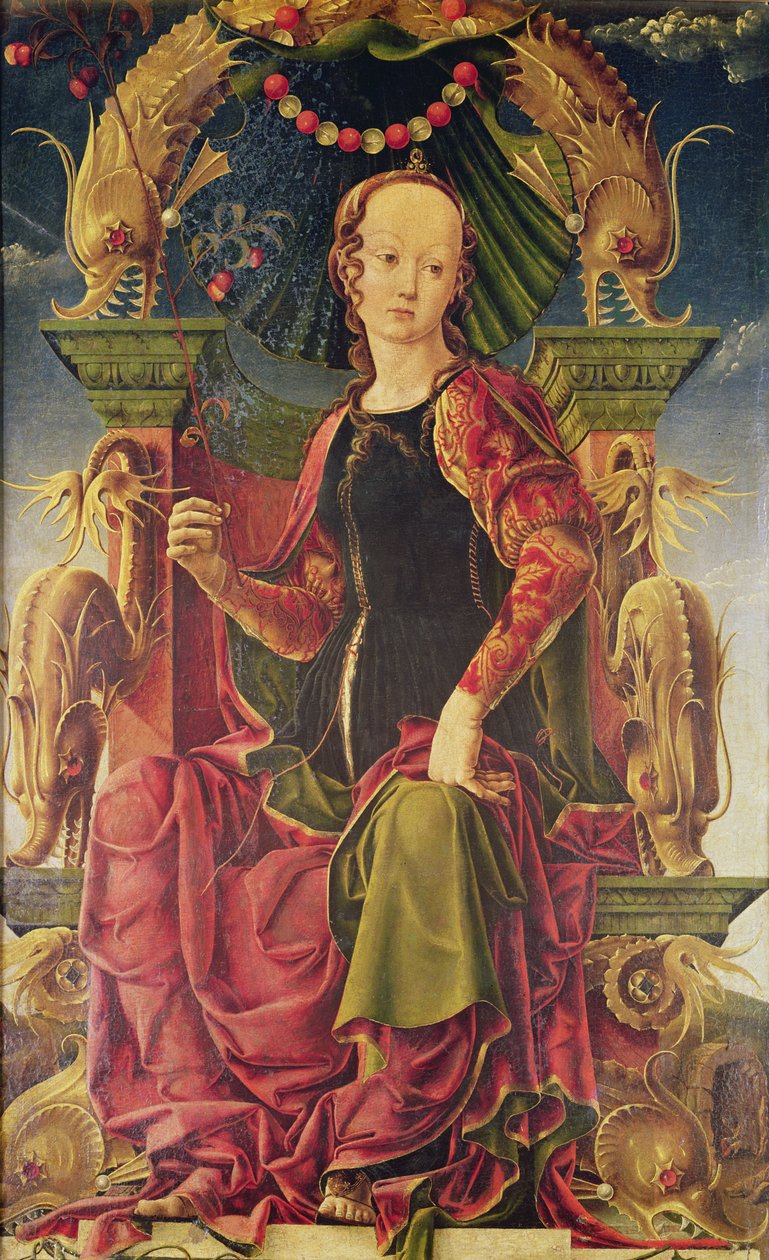 Eine Muse, ca. 1455-60 von Cosimo Tura