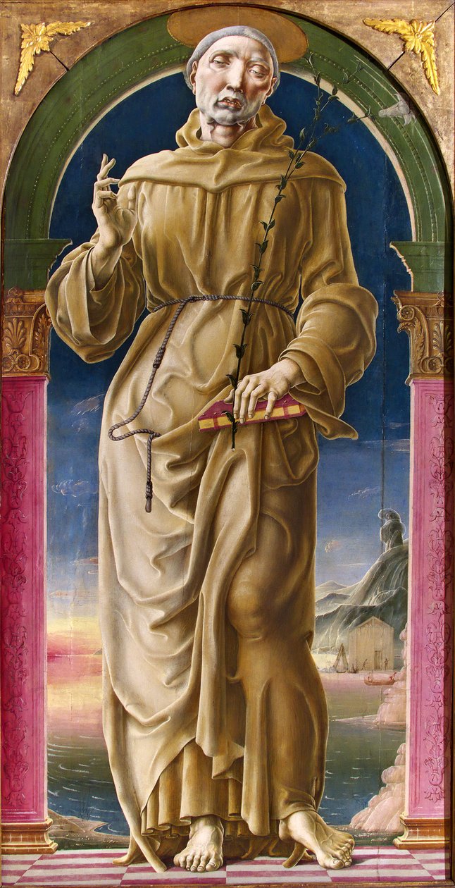 Heiliger Antonius von Padua von Cosimo Tura