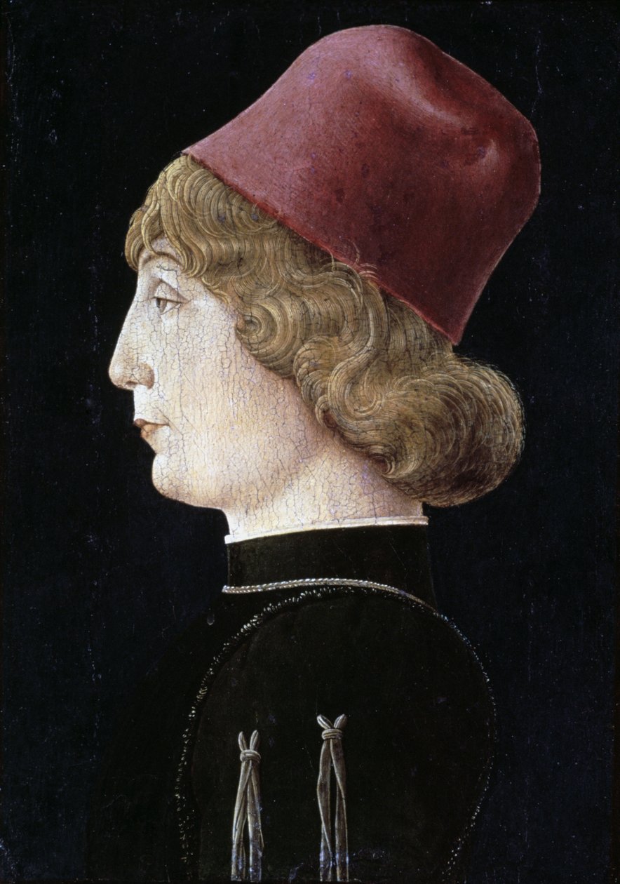 Ein junger Mann, um 1460 von Cosmè Tura