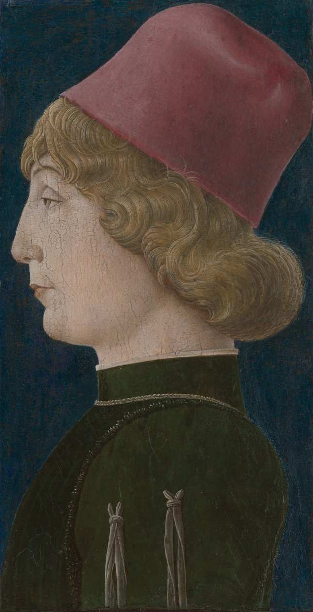 Porträt eines jungen Mannes, 1470er Jahre von Cosmè Tura